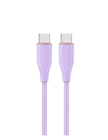 Cablu Type-C la Type-CCablexpert CC-USB2S-CMCM-1.5M-P / 1.5 m/  Violet