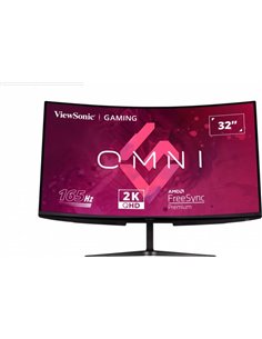 31.5” Monitor Gaming VIEWSONIC VX3218C-2K / 2K / Curved / 1ms / 165Hz / Black 2