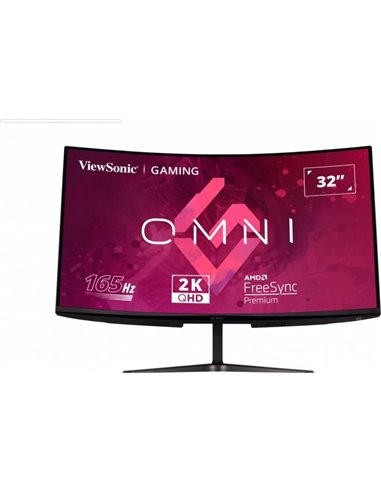 31.5” Monitor Gaming VIEWSONIC VX3218C-2K / 2K / Curved / 1ms / 165Hz / Black