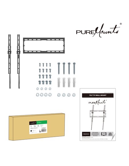 Настенное крепление для телевизора26-70” PureMounts BT410