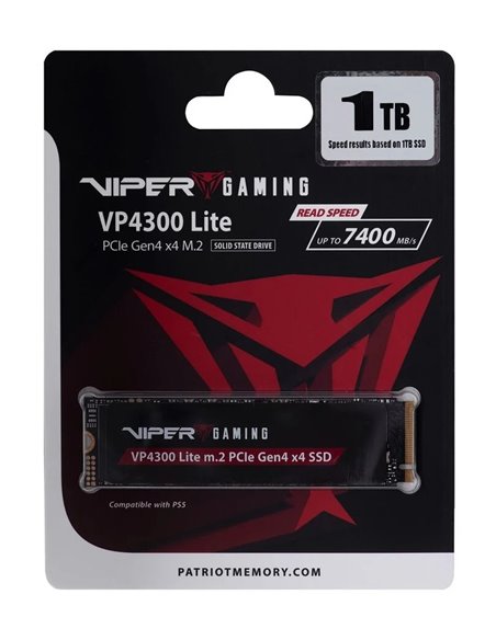 M.2 NVMe SSD VIPER (by Patriot) VP4300 LITE 1TB