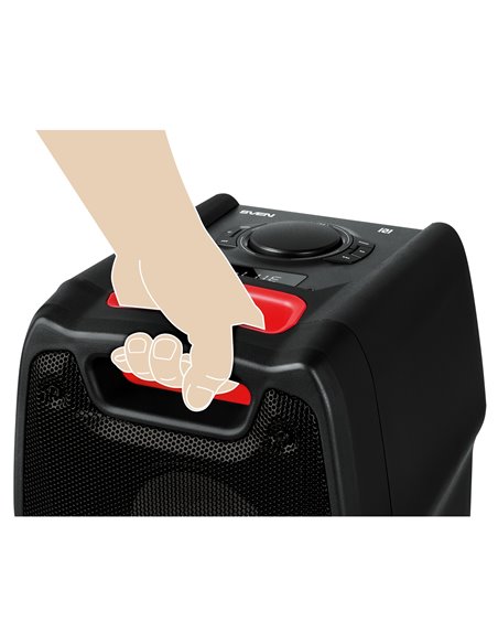 Портативная Колонка SVEN PS-730 Black / 100W / Bluetooth / NFC / FM tuner / USB / microSD