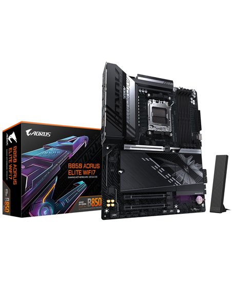 Placa de baza GIGABYTE B850 AORUS ELITE WF7/ AM5 / B850 / DDR5 / ATX