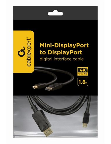 Кабель DP-miniDP  Cablexpert CCP-mDP2-6, 1.8m