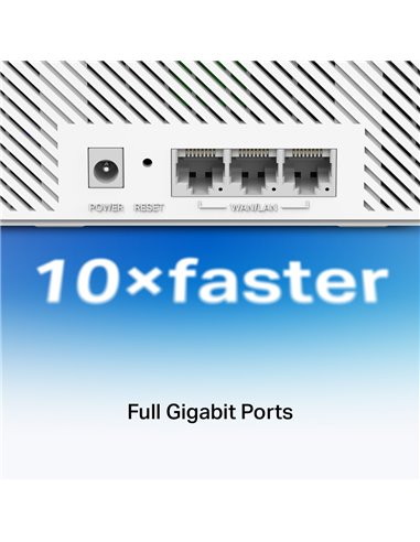 Mesh Wi-Fi система MERCUSYS Halo H25BE (2-pack) / AC3600 Dual Band / 3 x Gigabit LAN Port