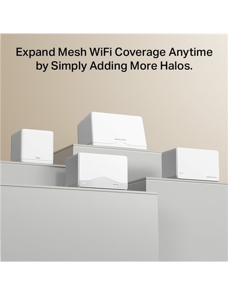 Mesh Wi-Fi система MERCUSYS Halo H25BE (2-pack) / AC3600 Dual Band / 3 x Gigabit LAN Port