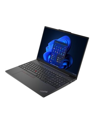 Ноутбук 16'' Lenovo ThinkPad E16 G1 / WUXGA / Intel Core i7-1355U / 16GB / 512GB SSD / Black