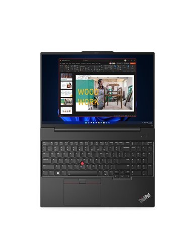 Ноутбук 16'' Lenovo ThinkPad E16 G1 / WUXGA / Intel Core i7-1355U / 16GB / 512GB SSD / Black