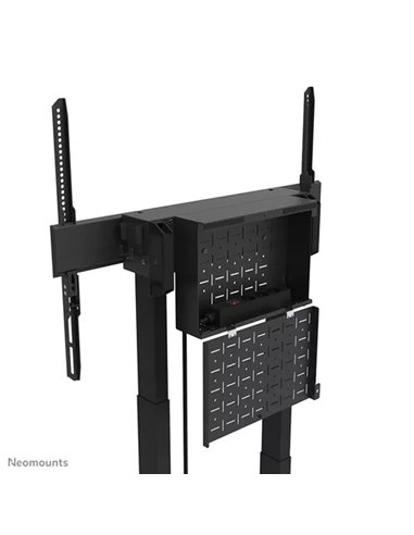 Suport TV motorizat de podea, rezistent, cu roti, pentru 55-100” Neomounts FL55-875BL1