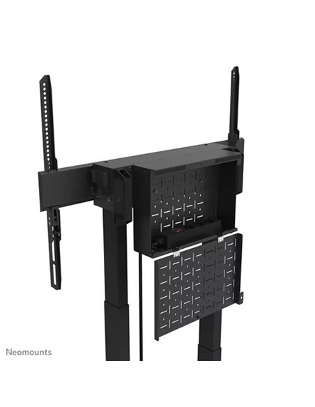 Suport TV motorizat de podea, rezistent, cu roti, pentru 55-100” Neomounts FL55-875BL1