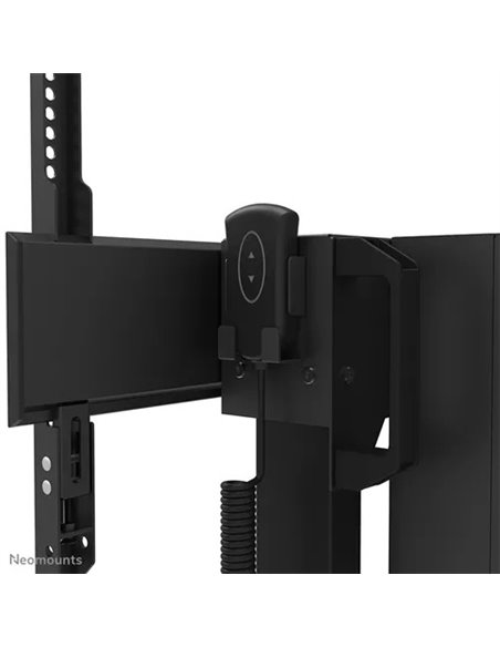 Suport TV motorizat de podea, rezistent, cu roti, pentru 55-100” Neomounts FL55-875BL1