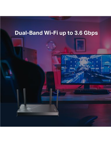 Wi-Fi роутер TP-LINK Archer BE230/ AX3600 Dual Band / Wi-Fi7 / 2.5Gigabit / 4 external antennas