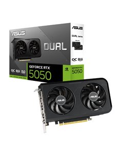Видеокарта ASUS Dual GeForce RTX 5050 OC Edition / 8GB / GDDR6 / 128bit
