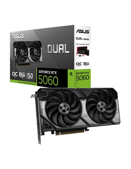 Placa video ASUS Dual GeForce RTX 5060 OC Edition / 8GB / GDDR7 / 128bit