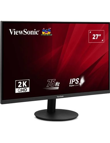 27.0” Монитор VIEWSONIC VA2708-2K-HD-2/ QHD/ 75Hz/ 1ms/ Black