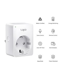 Mini Priza Smart cu monitorizare a energiei Tp-Link Tapo P110M / 16A / 3680W 2