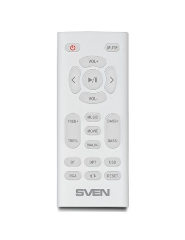 Колонки 2.0 SVEN MC-5 / 50W RMS, Bluetooth / USB / White