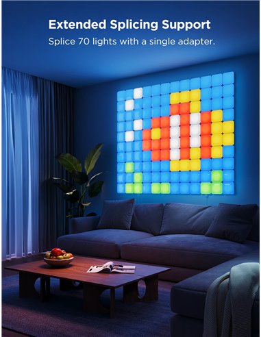 Lumini patrate GOVEE Smart Mini Panel Lights 10 Pack