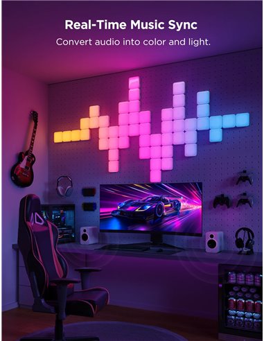 Lumini patrate GOVEE Smart Mini Panel Lights 10 Pack