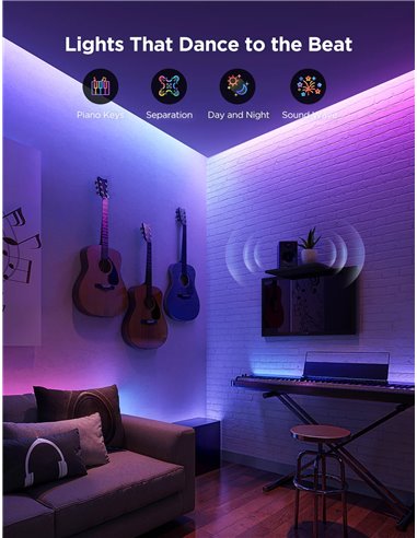 Световая полоса GOVEE RGBICWW LED Strip Light 2 Pro 5m