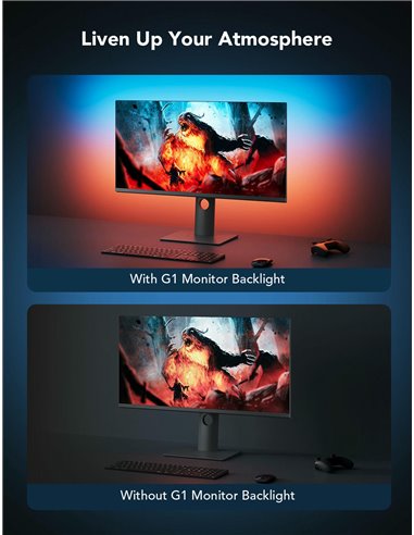GOVEE RGB Gaming Light Strip G1 (27”-34”)