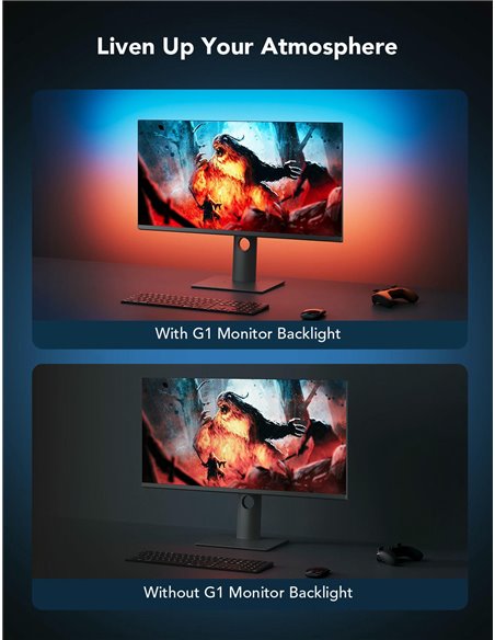 GOVEE RGB Gaming Light Strip G1 (27”-34”)