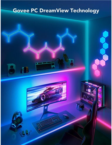 GOVEE RGB Gaming Light Strip G1 (27”-34”)