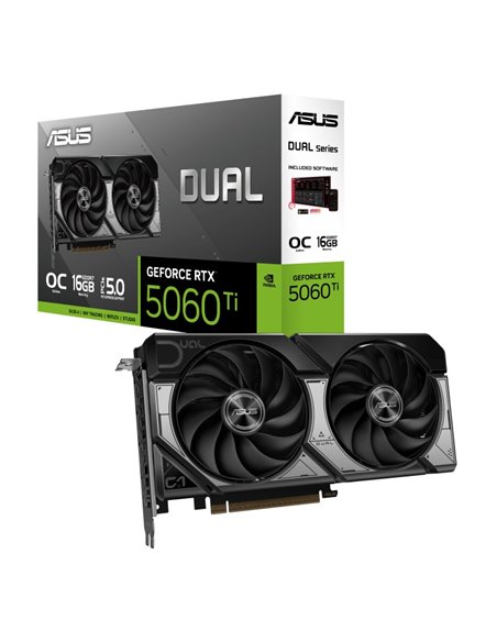 Placa video ASUS Dual GeForce RTX 5060 Ti OC Edition / 16GB / GDDR7 / 128bit