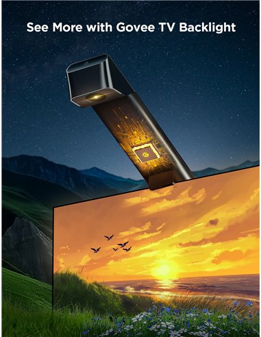 Banda LED pentru TV GOVEE RGBIC TV Backlight 3 Lite (55”-65”)