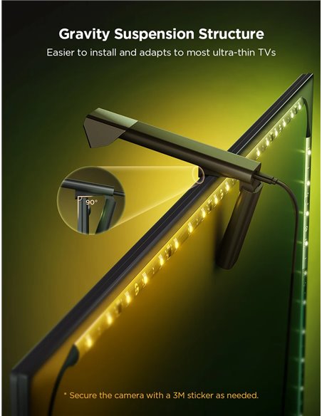 Светодиодная лента для телевизора GOVEE RGBIC TV Backlight 3 Lite  (55”-65”)