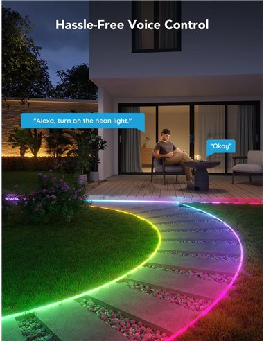Наружняя светодиодная лента GOVEE RGBIC Outdoor Neon Strip Lights 10M