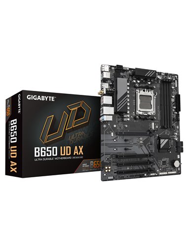 Материнская плата GIGABYTE B650 UD AX/ AM5/ B650/ DDR5/ ATX