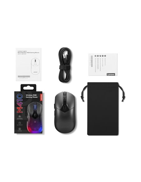 Беспроводная игровая мышь с RGB-подсветкой Lenovo Legion M410 / 16000dpi