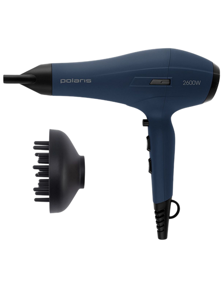 Uscător de păr Polaris PHD 2600ACi, 2600W, Albastru