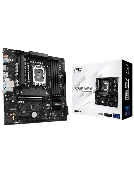 Placă de bază ASRock B860M PRO-A, LGA1851, Intel B860, Micro-ATX