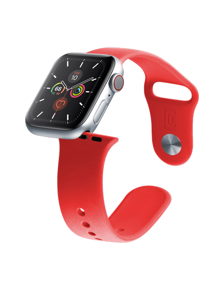 Ремешок для часов  Cellularline Urban Band, Силикон, Красный