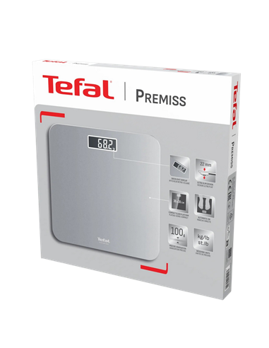 Электронные напольные весы Tefal PP1801V0, Серебристый