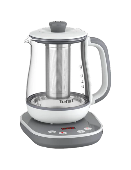 Fierbător electric Tefal BJ551B10, Gri / Alb