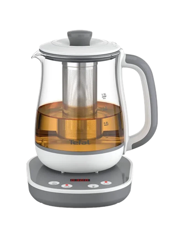 Fierbător electric Tefal BJ551B10, Gri / Alb