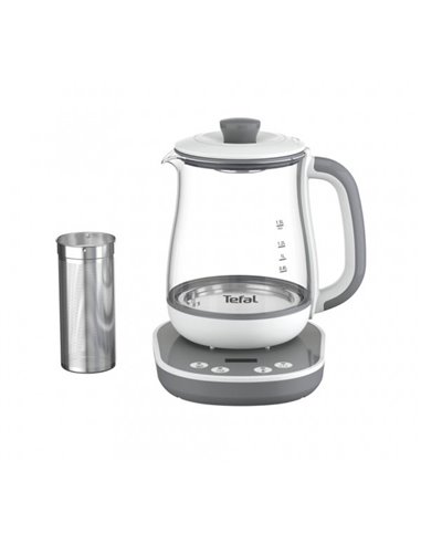 Fierbător electric Tefal BJ551B10, Gri / Alb