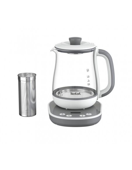 Электрочайник Tefal BJ551B10, Серый|Белый