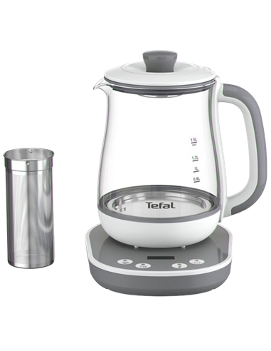 Электрочайник Tefal BJ551B10, Серый|Белый