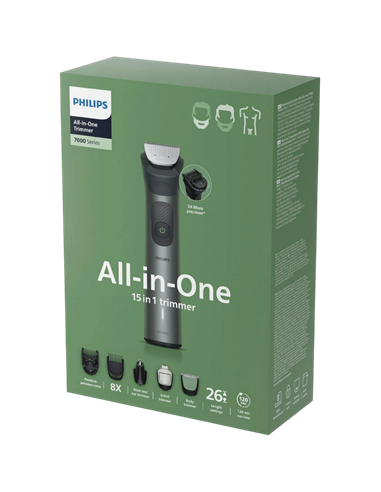 Trimmer pentru bărbați Philips MG7935/15, Gri