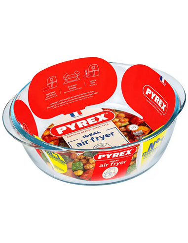 Tava de copt Pyrex 208B100, Transparent