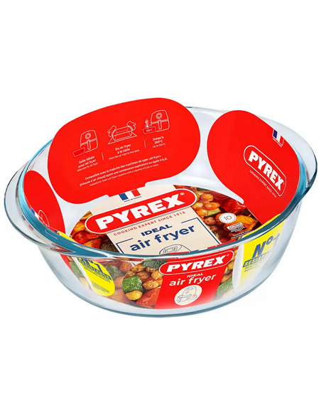 Tava de copt Pyrex 208B100, Transparent