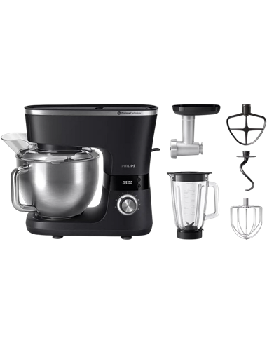 Robot de bucătărie Philips HR7962/01, Negru