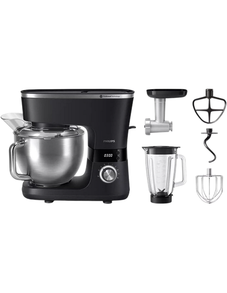 Robot de bucătărie Philips HR7962/01, Negru