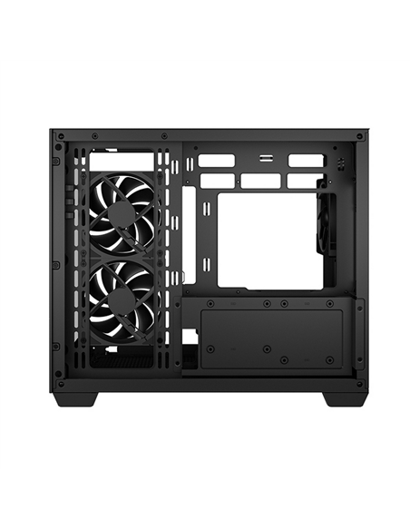 Carcasă PC Deepcool CG330 3F, Midi-Tower, Fără PSU, Negru