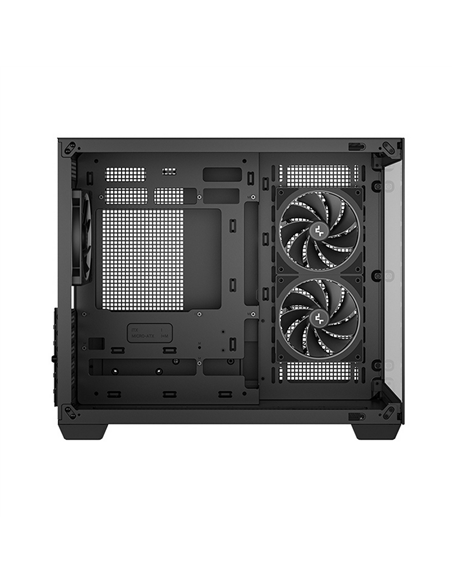 Carcasă PC Deepcool CG330 3F, Midi-Tower, Fără PSU, Negru
