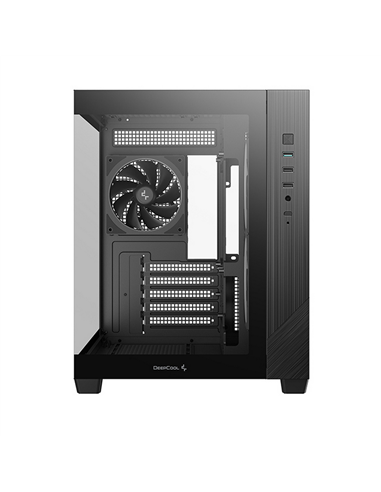 Carcasă PC Deepcool CG330 3F, Midi-Tower, Fără PSU, Negru